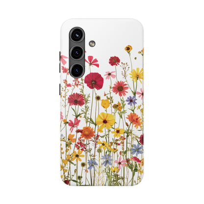 Row of Blooms - Tough Phone Cases