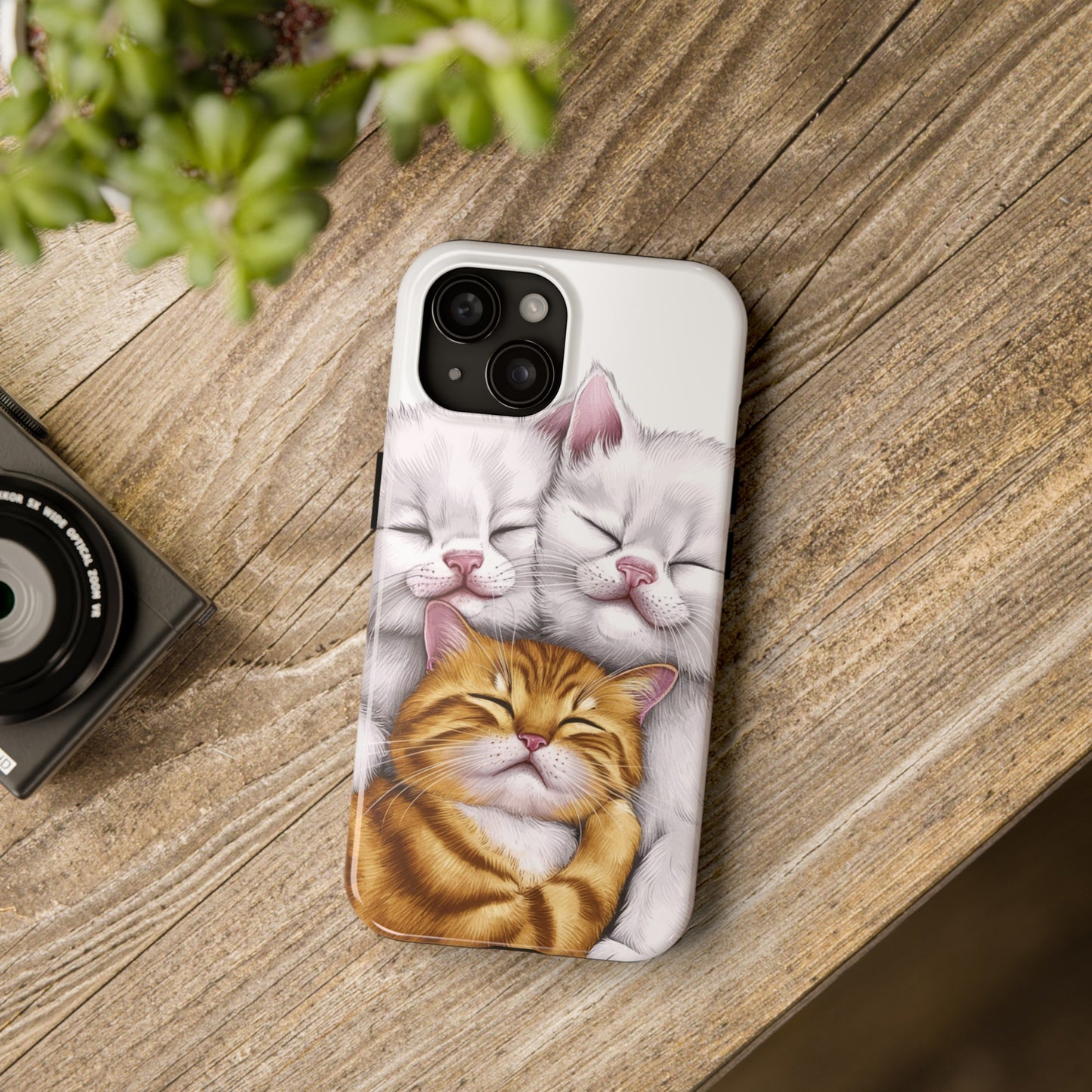 Cat Nap Trio - Tough Phone Cases