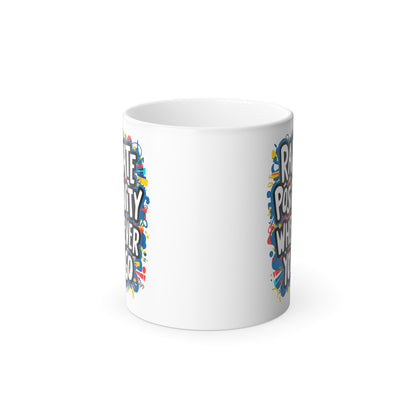 Radiate Positivity Wherever You Go - Color Morphing Mug, 11oz