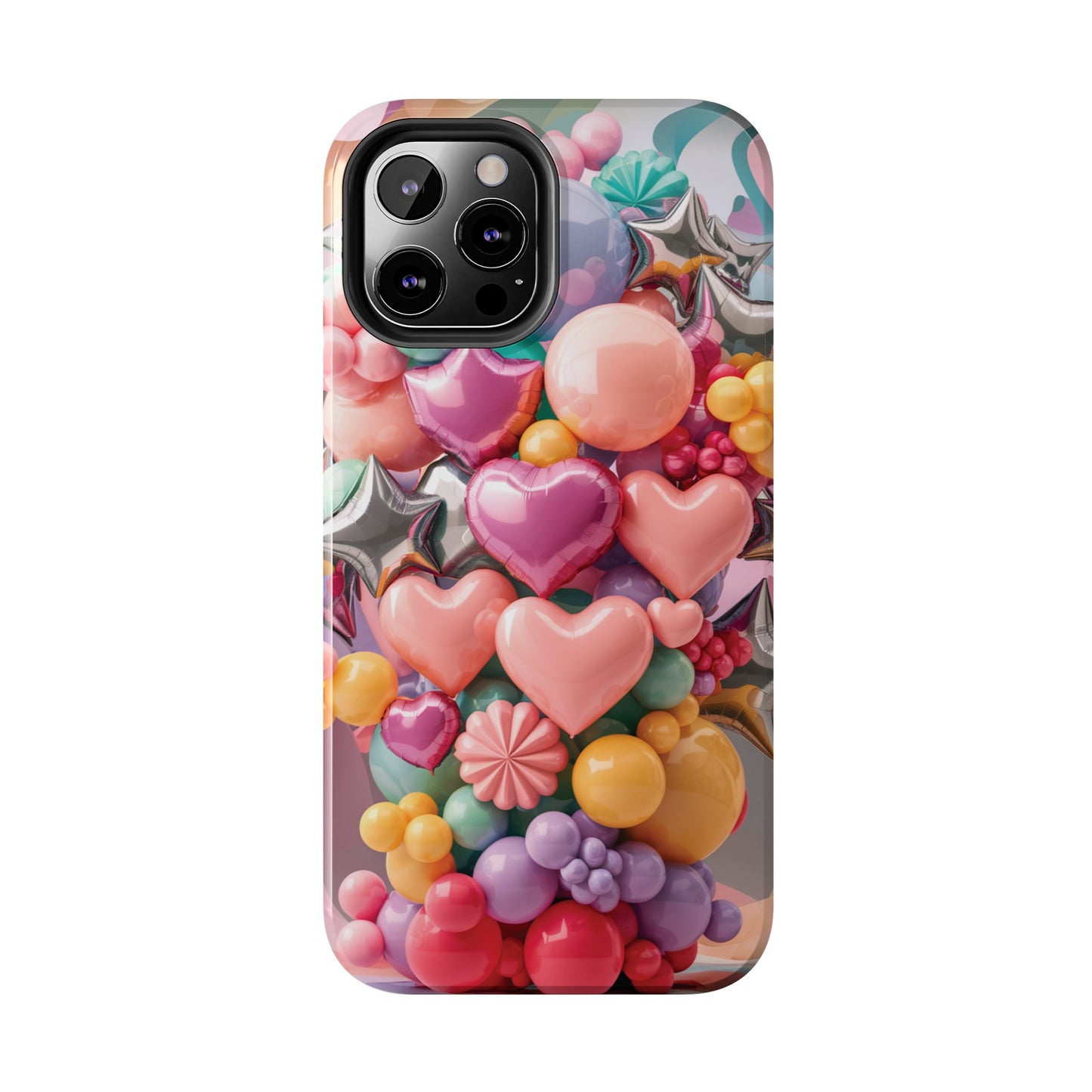 Pastel Dreams: Array of Balloons - Tough Phone Cases