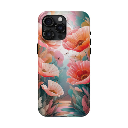 Whimsical Wings and Petal Whispers - Tough Phone Cases