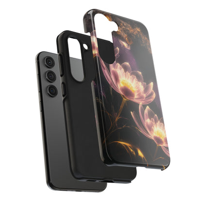 Night Lotus Glow - Tough Phone Cases