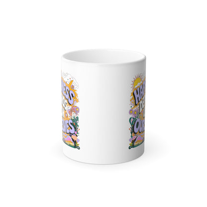 Happiness Depends Upon Ourselves - Color Morphing Mug, 11oz