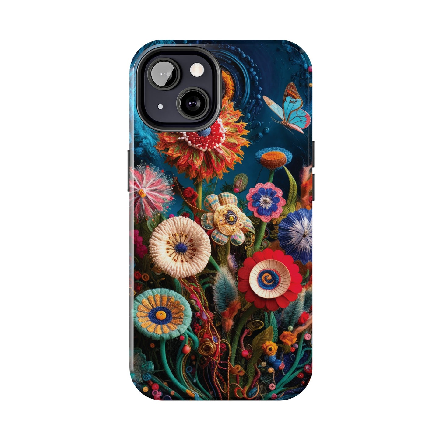 Floral Bloom: Art and Sewing Materials - Tough Phone Cases