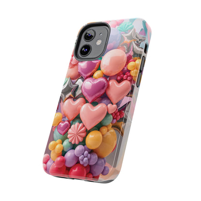 Pastel Dreams: Array of Balloons - Tough Phone Cases