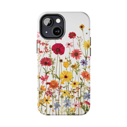 Row of Blooms - Tough Phone Cases