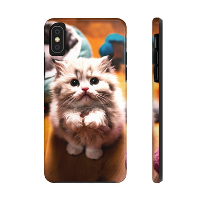 Purrfect Plea - Tough Phone Cases