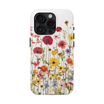 Row of Blooms - Tough Phone Cases