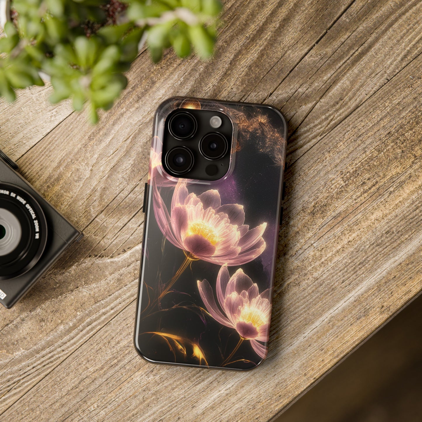 Night Lotus Glow - Tough Phone Cases