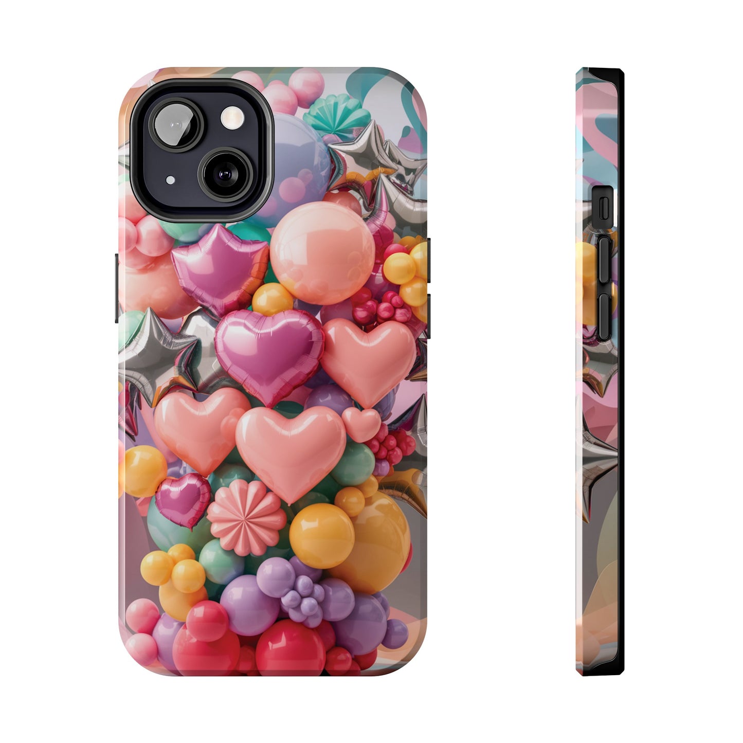 Pastel Dreams: Array of Balloons - Tough Phone Cases