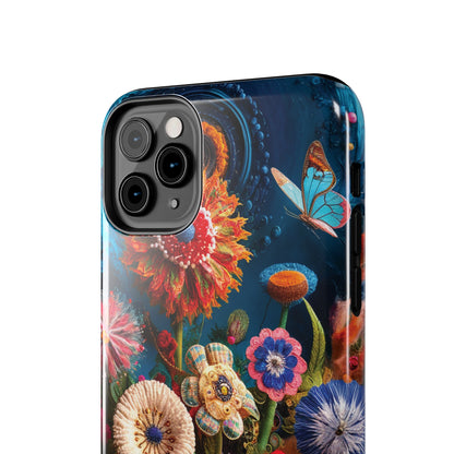 Floral Bloom: Art and Sewing Materials - Tough Phone Cases