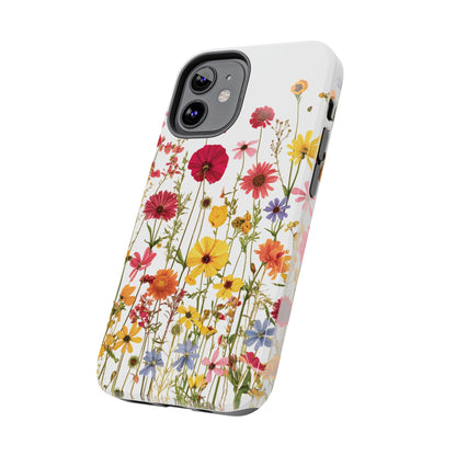 Row of Blooms - Tough Phone Cases