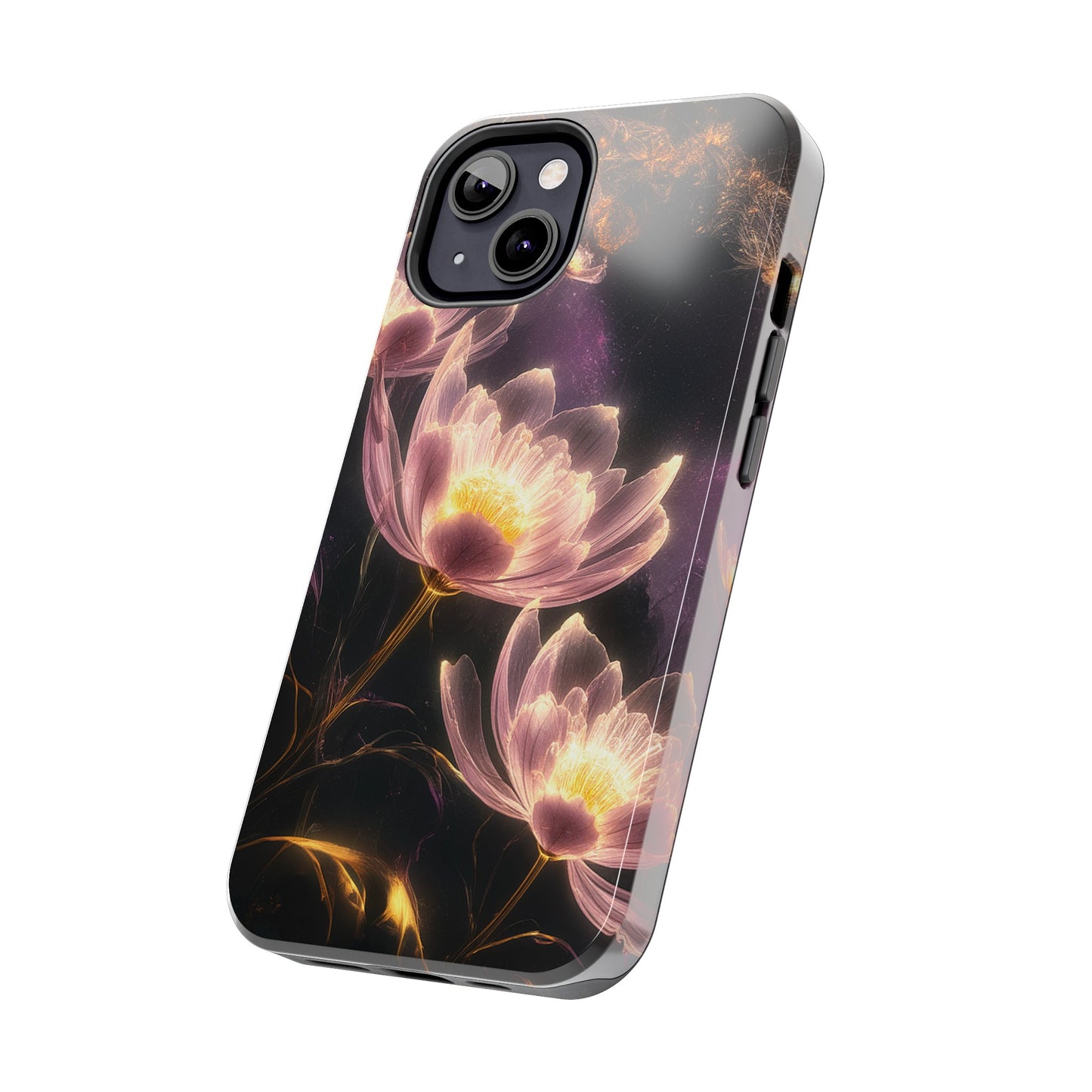 Night Lotus Glow - Tough Phone Cases