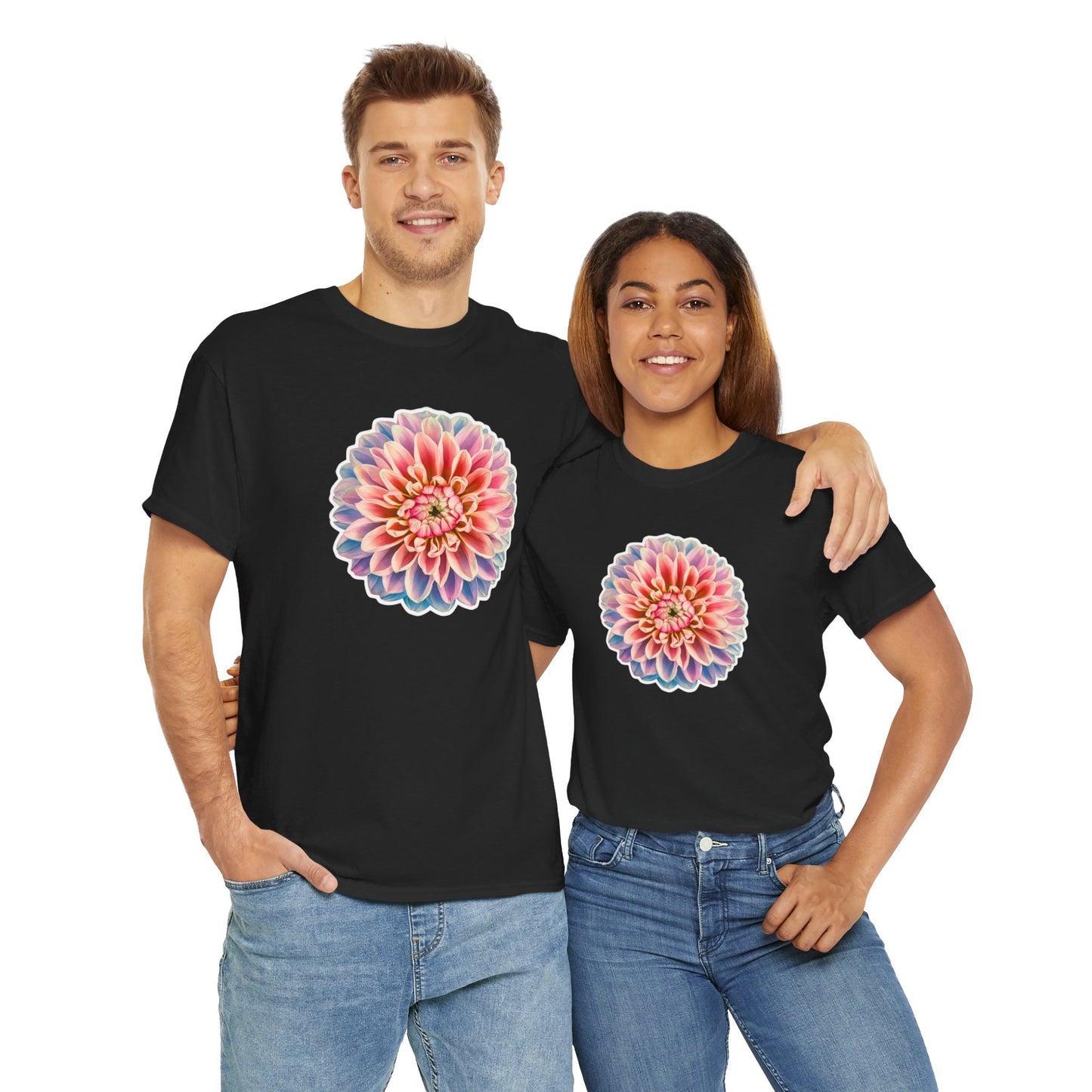 "A Chrysanthemum Blossom" - Unisex Cotton Tee