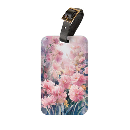 A Garden of Pink - Luggage Tag