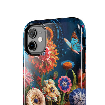 Floral Bloom: Art and Sewing Materials - Tough Phone Cases