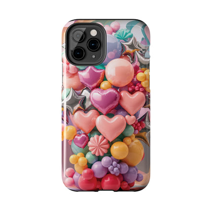 Pastel Dreams: Array of Balloons - Tough Phone Cases