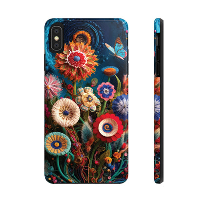 Floral Bloom: Art and Sewing Materials - Tough Phone Cases