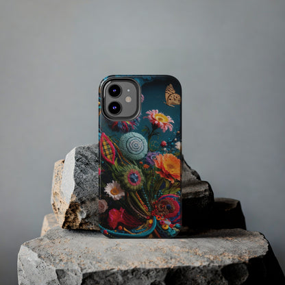 Botanical Sewing Whimsy - Tough Phone Cases