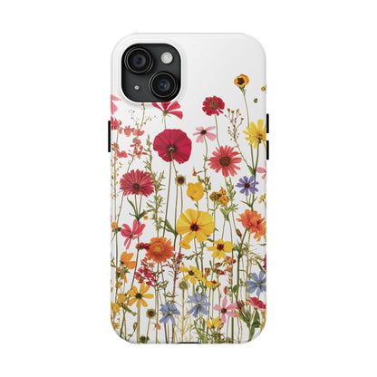 Row of Blooms - Tough Phone Cases