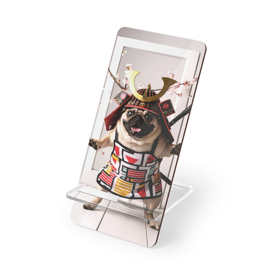 Samurai Pug Attack! - Display Stand for Smartphones