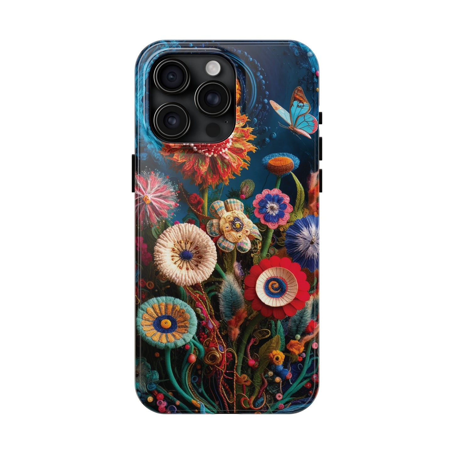 Floral Bloom: Art and Sewing Materials - Tough Phone Cases