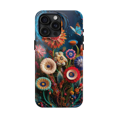 Floral Bloom: Art and Sewing Materials - Tough Phone Cases