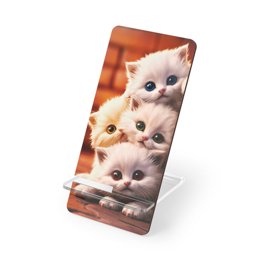 Stacked Kittens Cozy Corner - Display Stand for Smartphones