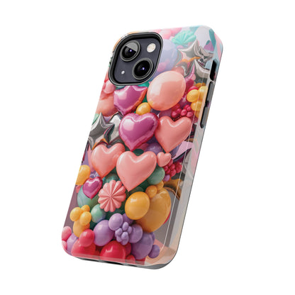 Pastel Dreams: Array of Balloons - Tough Phone Cases