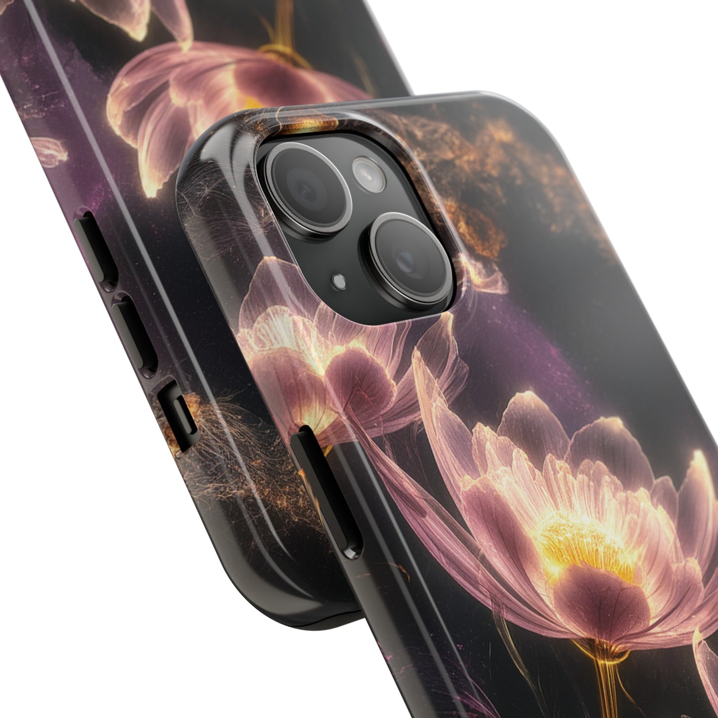 Night Lotus Glow - Tough Phone Cases