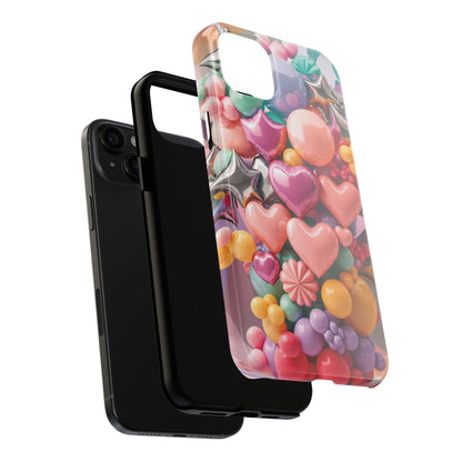 Pastel Dreams: Array of Balloons - Tough Phone Cases