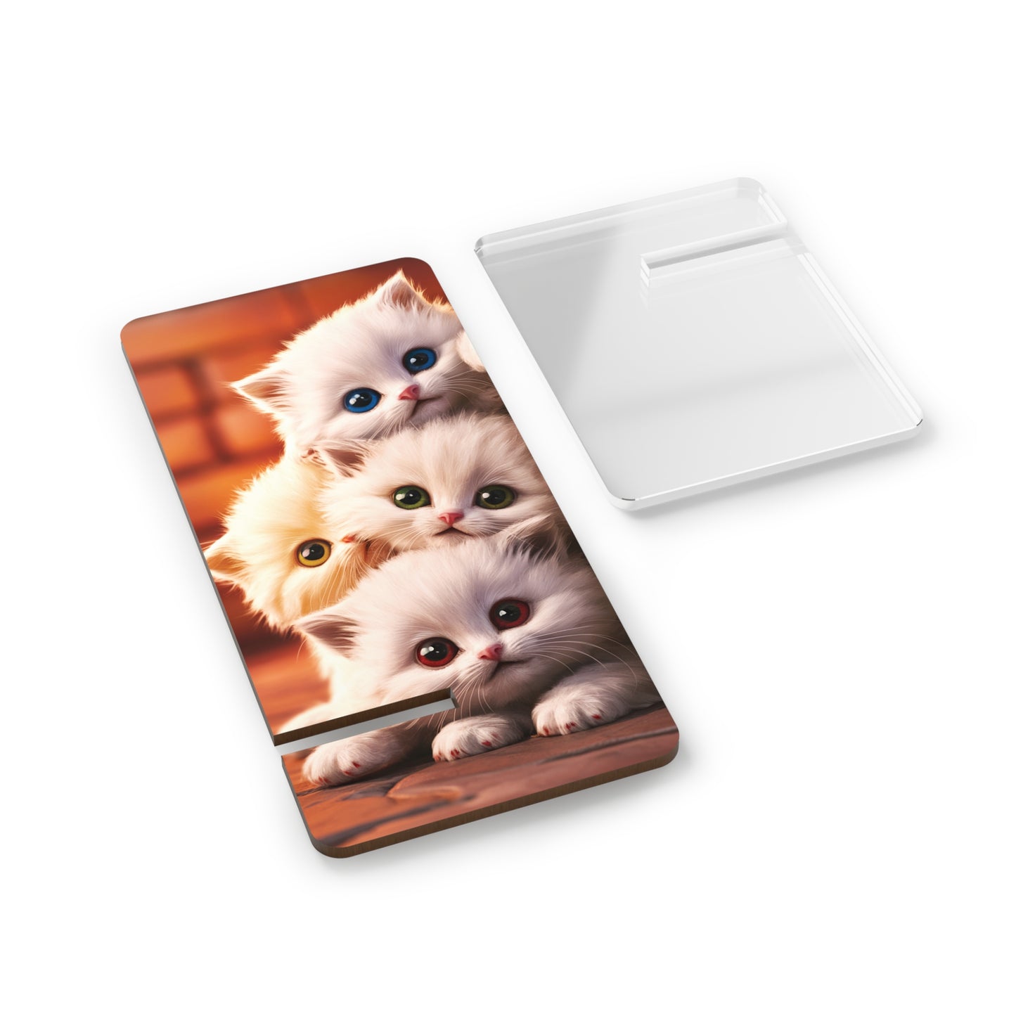 Stacked Kittens Cozy Corner - Display Stand for Smartphones