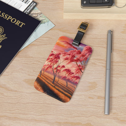 The Quaint Pink Calm - Luggage Tag