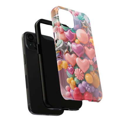 Pastel Dreams: Array of Balloons - Tough Phone Cases