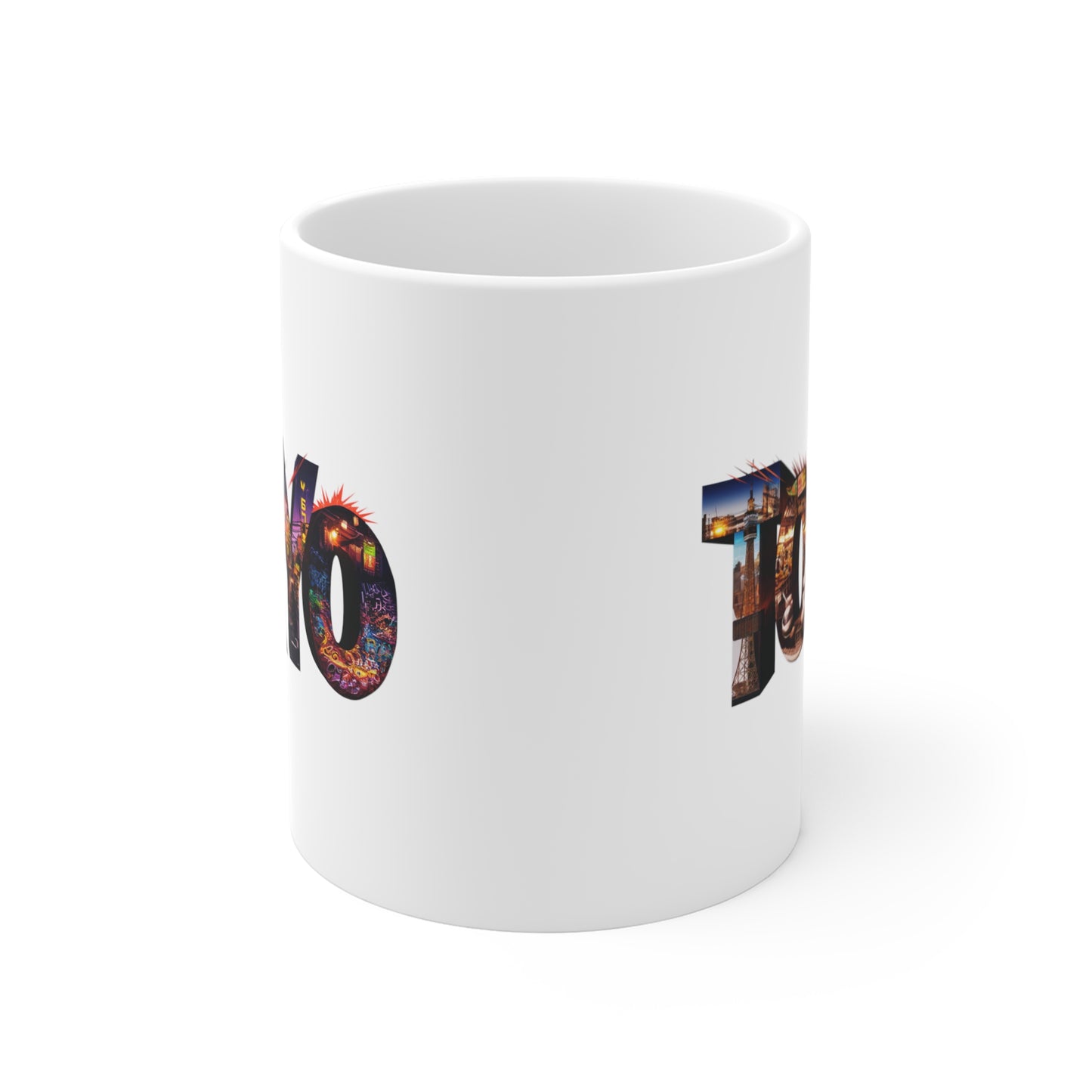 "Tokyo" in White  - Mug 11oz