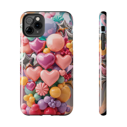 Pastel Dreams: Array of Balloons - Tough Phone Cases