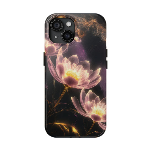 Night Lotus Glow - Tough Phone Cases