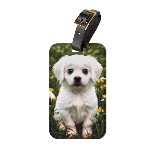 Staring Back at Me (Dog Version) - Luggage Tag