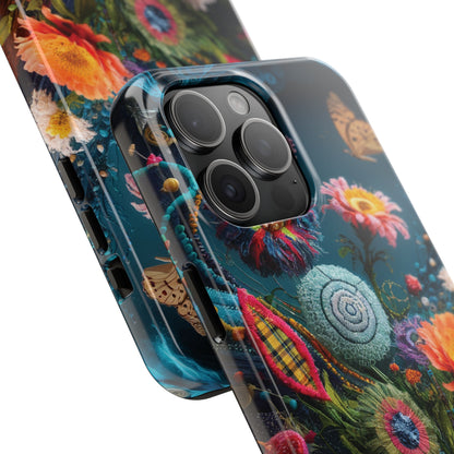 Botanical Sewing Whimsy - Tough Phone Cases