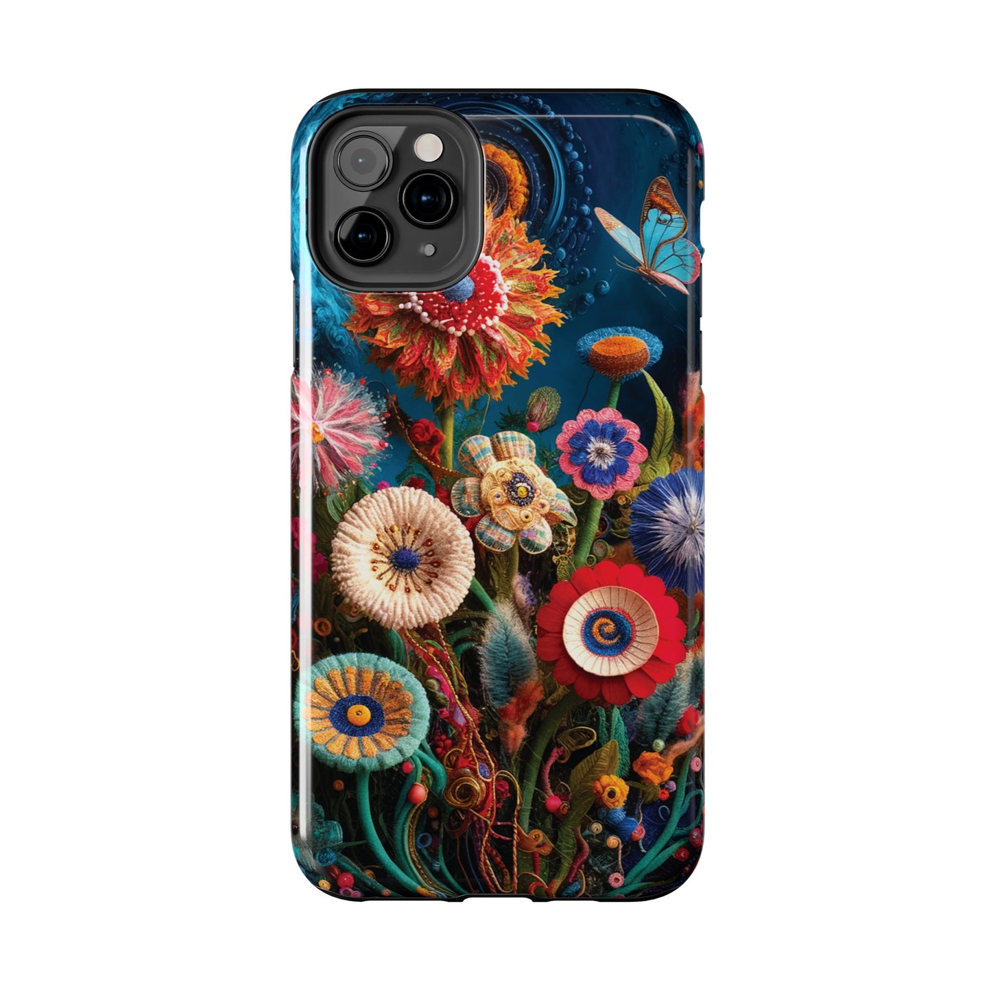 Floral Bloom: Art and Sewing Materials - Tough Phone Cases