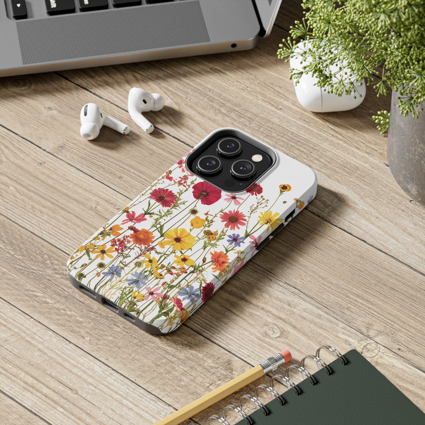 Row of Blooms - Tough Phone Cases