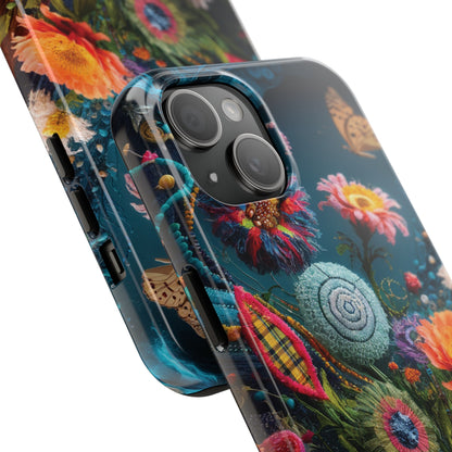 Botanical Sewing Whimsy - Tough Phone Cases