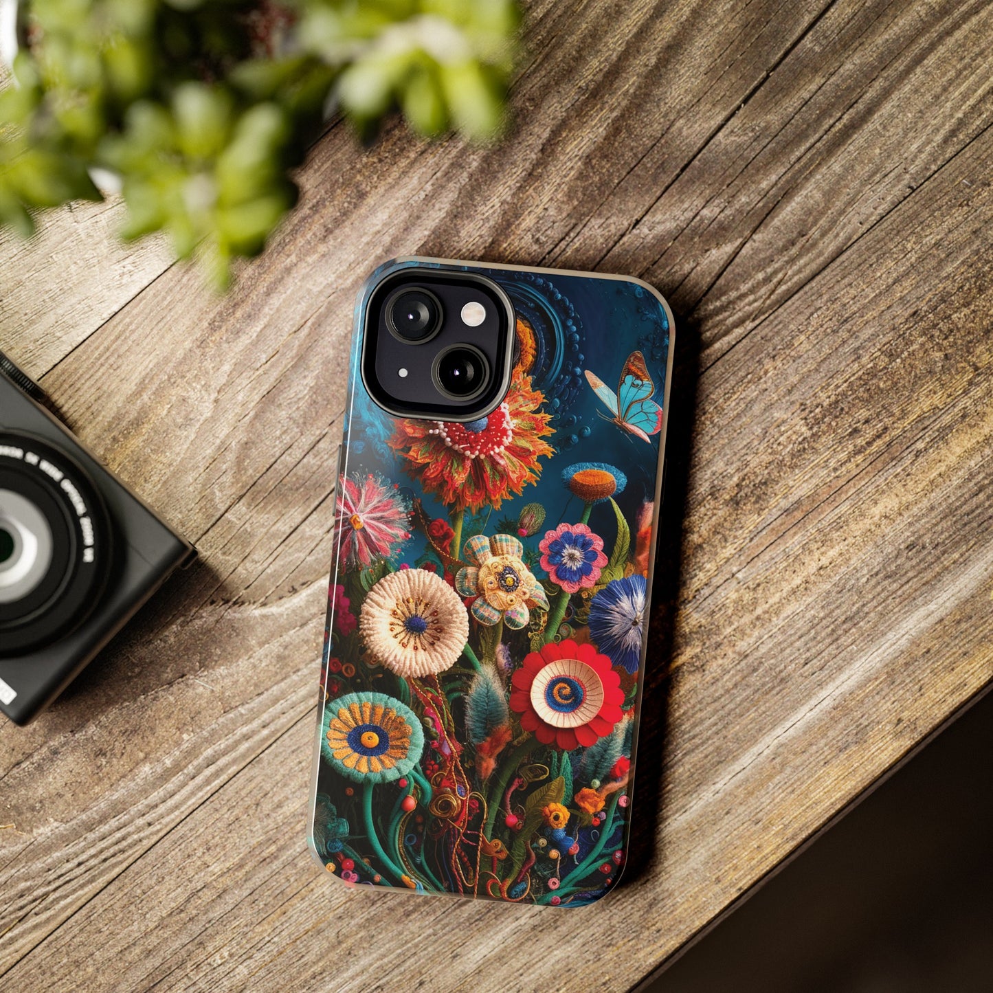 Floral Bloom: Art and Sewing Materials - Tough Phone Cases