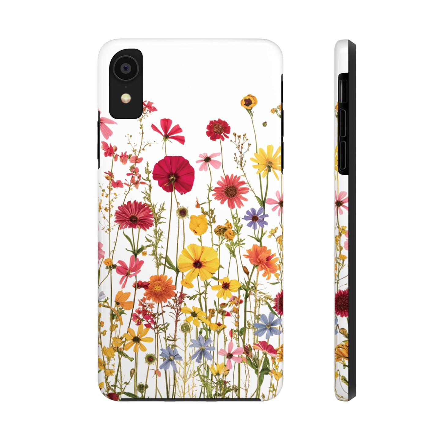 Row of Blooms - Tough Phone Cases