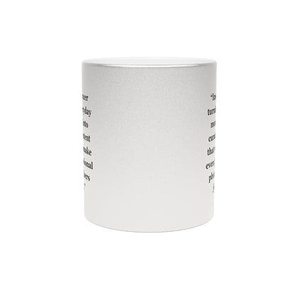 "Instafluencer turning everyday moments into curated content that would make even professional photographers jealous." - Metallic Mug (Silver\Gold)
