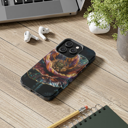 Ethereal Poppy Glow - Tough Phone Cases