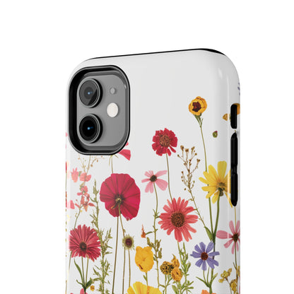 Row of Blooms - Tough Phone Cases