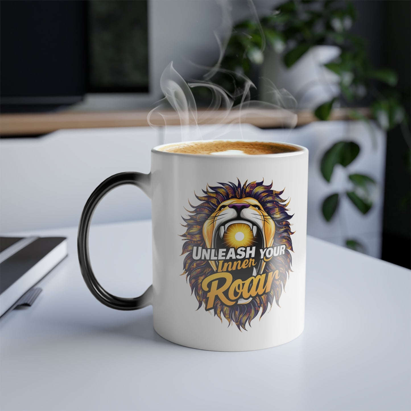 "Unleash your Inner Roar" Lion - Color Morphing Mug, 11oz