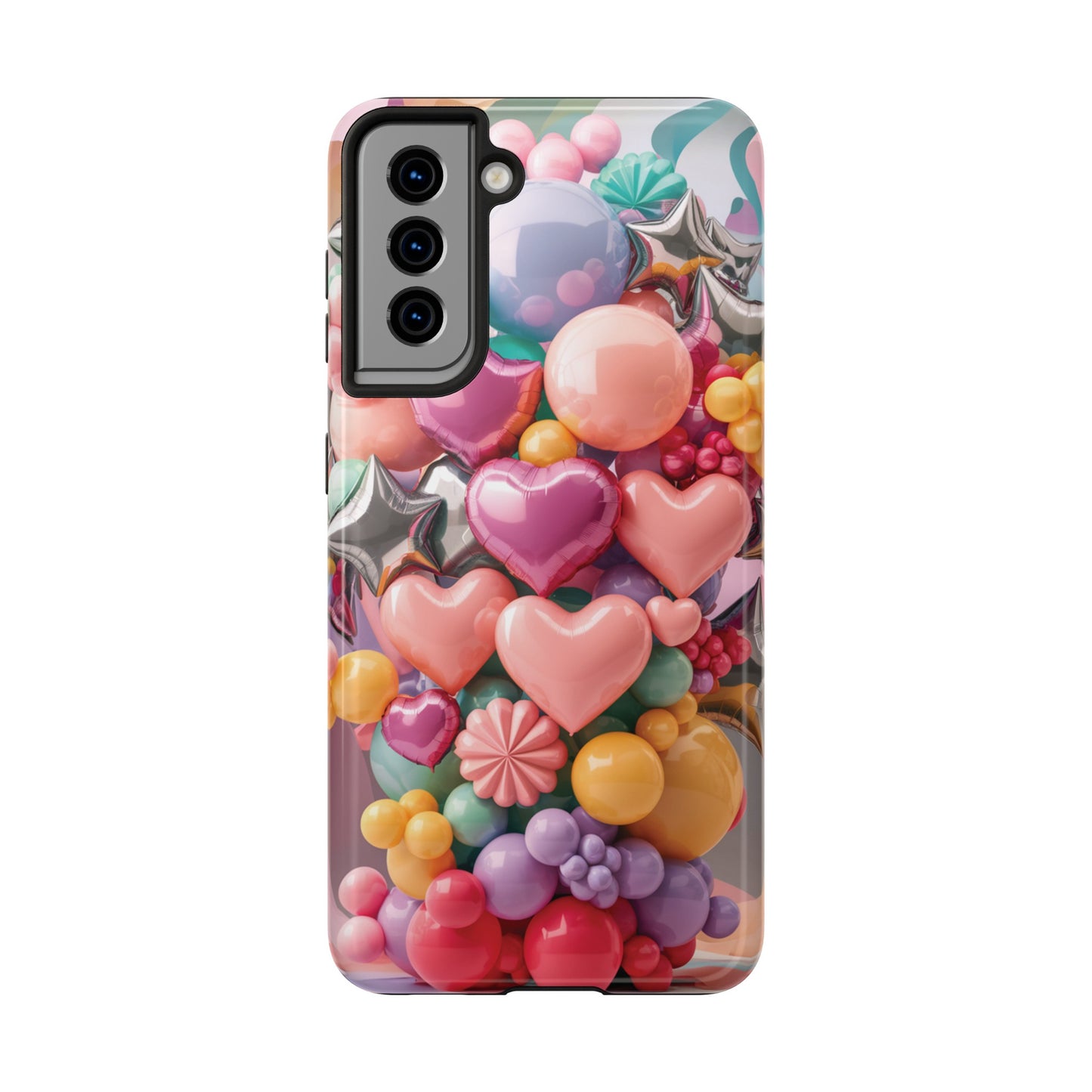 Pastel Dreams: Array of Balloons - Tough Phone Cases