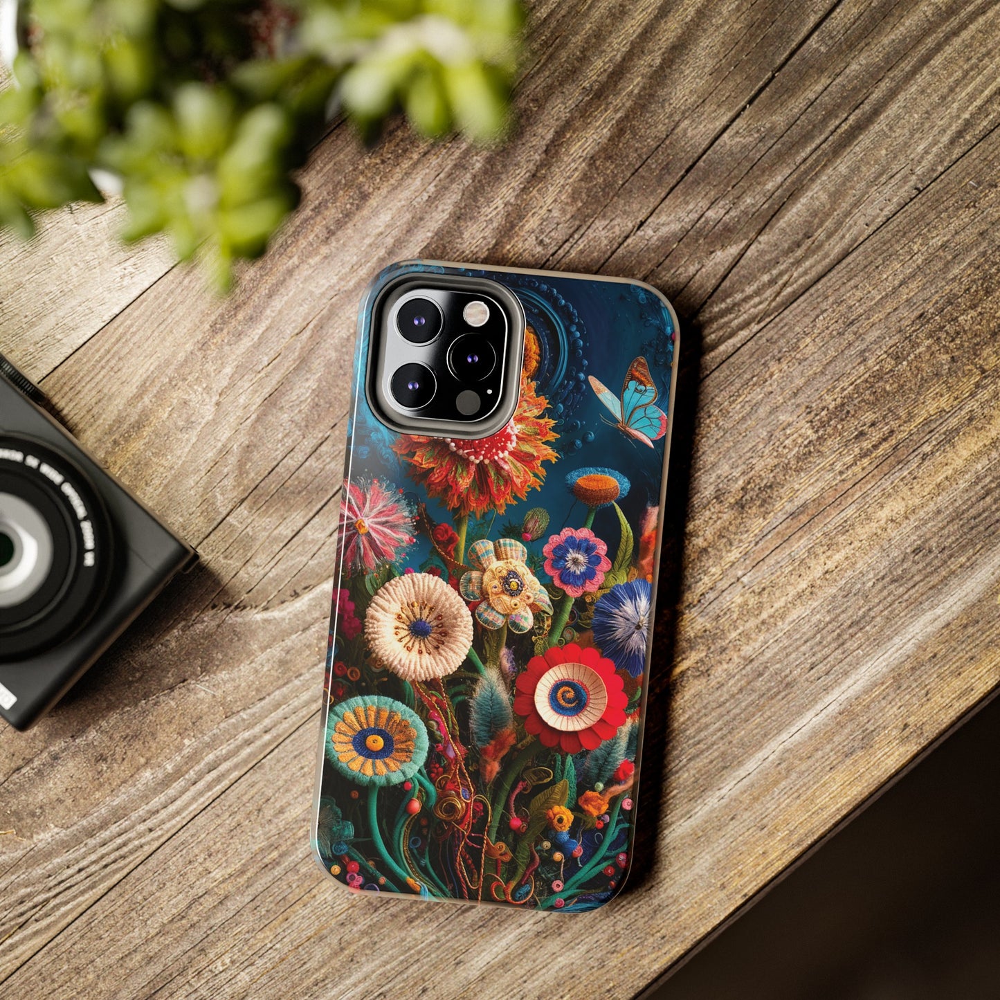 Floral Bloom: Art and Sewing Materials - Tough Phone Cases